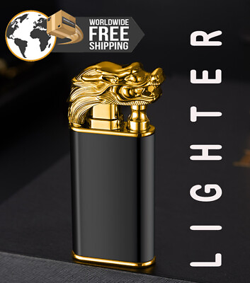 #ad Dual Flame Black Dragon Lighter $23.64