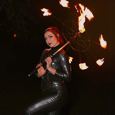 #ad Fire Umbrella fireshow Aramid Practice Dancers Dance Fireshow Festivals Show $175.00