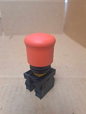 #ad Eaton Emergency Stop Red Pushbutton M22 PV w 2 M22 K01 $60.00