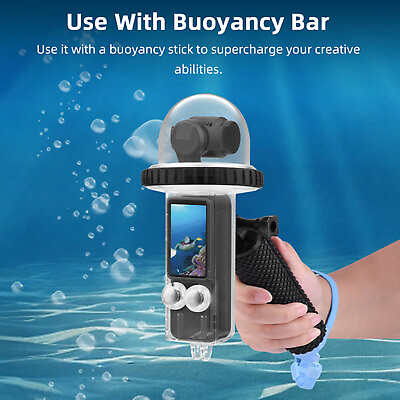 #ad 40M Waterproof Case Underwater Housing For DJI OSMO Pocket 3 Camera Diving Shell $26.93