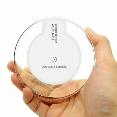 #ad Wireless Phone Charger Pad for iPhone 11 XS XR 8 Galaxy Note 9 S10 Qi Charger $7.85