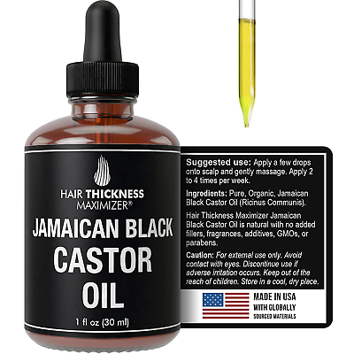 #ad Jamaican Black Castor Oil for Hair Growth. Vegan Serum and Lash Serum for Thicke $27.32