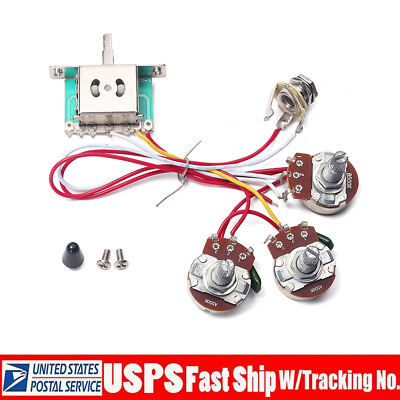 #ad Electric Guitar Wiring Harness 5 Way Toggle Switch Set for ST Strat stratocaster $12.23
