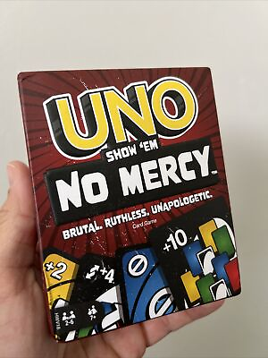 #ad UNO Show em No Mercy Family Card Game Board Game Mattel $12.99
