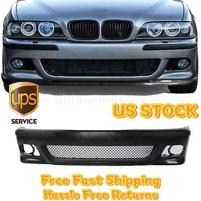 #ad Front Bumper Cover For BMW 5 Series E39 M5 Style 97 03 PP W O Fog Lamp $223.99