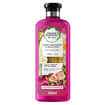 #ad Herbal Essences White Strawberry amp; Sweet Mint Helps Hair Shine Conditioner 400ml $22.49