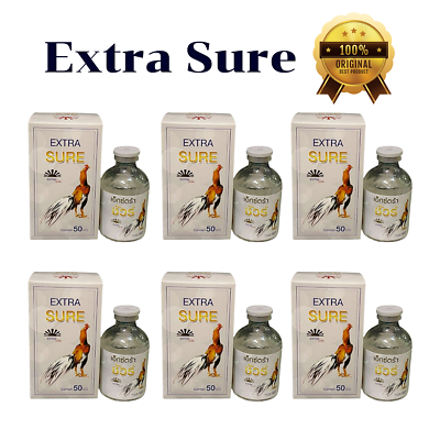#ad Extra Sure Vitamin Healthy Chicken Rooster Cock Supplement Food 50 cc x6 $130.50