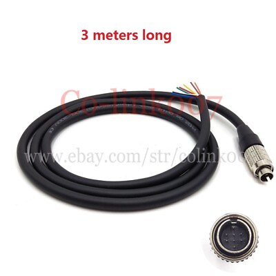 #ad 8pin GIGE GPIO Point Gray AVT CCD Industrial Camera Cable HR25 7TP 8P 3meters $14.03