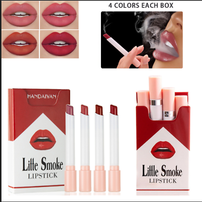#ad 1 Set Lipstick Cigarette HANDAIYAN Matte Velvet Long Lasting Waterproof Makeup $4.41