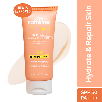 #ad MCaffeine Kombucha Hydra Repair Sunscreen SPF50 PA With Hyaluronic Acid 50m $23.19