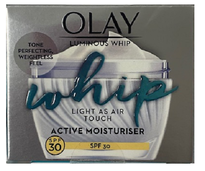 #ad Olay Luminous Whip Light As Air Touch Active Moisturizer SPF 30 1.7 oz $11.75