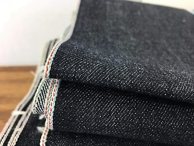 #ad #ad 100% Cotton Red Thread Selvedge American Denim sold by yard Red Fabric by AD $14.99