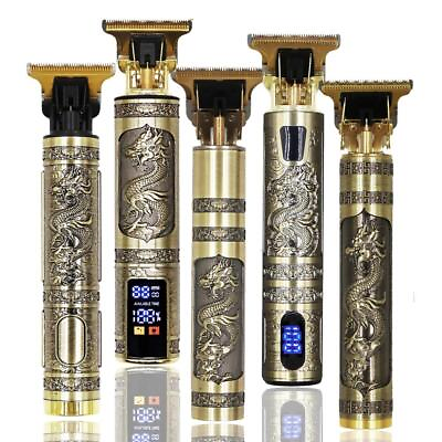 #ad Tondeuse Dragon Vintage T9 Cordless 0mm Professional Hair Clippers Electric Trim $15.99