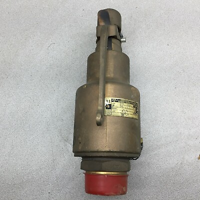 #ad NEW NO BOX CONSOLIDATED SAFETY VALVE 2quot; SET TO 220PSI 2118 CU FT MIN 1551 $300.00