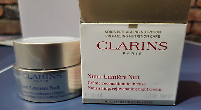 #ad Clarins Nutri Lumiere Jour Nourishing Rejuvenating Night Cream 1.6 oz NIB $178 $59.99