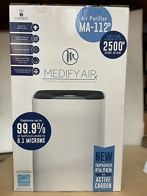 #ad Medify Air MA 112 Medical grade HEPA Air Purifier HEPA 13 White $199.99