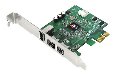 #ad SIIG FireWire 800 3 Port PCIe x1 Card Adapter Brackets Included NN E38012 S3 $45.59