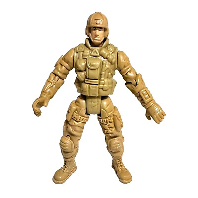 #ad Military Army Desert Soldier 4 Inch Adventure Action Figure $5.50
