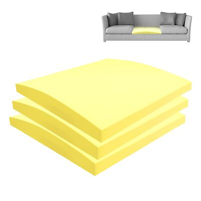 #ad 3 Pack 20quot; x 20quot; High Density Foam Cushion Couch Cushion Support for Sagging ... $61.82