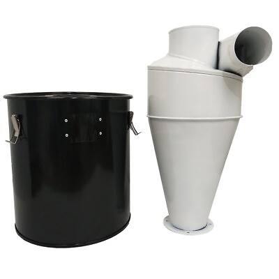 #ad TECHTONGDA Cyclone Dust Separator Collector 50L 13.2Gal with Visible Barrel $230.30