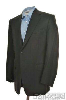 #ad CANALI Recent Blue Micro Check Wool Blazer Sport Coat Jacket EU 54 US 40 R $84.50