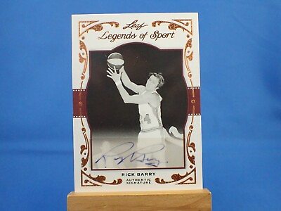 #ad Rick Barry Leaf Legends of Sport 2011 Autograph Auto 03 27 $23.99