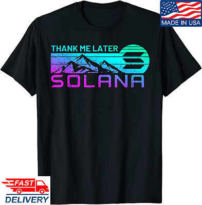 #ad Solana Crypto coin for SOL Cryptocurrency coin DeFi Lover T Shirt Sol Coin Tee $17.99