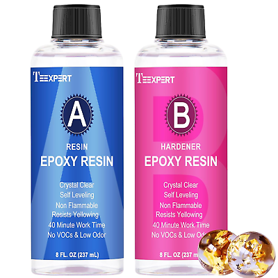 #ad Epoxy Resin Kit 16Oz Coating Casting Self Leveling Crystal Clear amp; Bubble Free $13.49