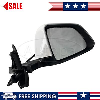 #ad 1Pc White Right Passenger Side Mirror For Tesla Model Y 2020 2023 1 PLUG NEW $239.57