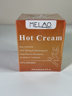 #ad MELAO Hot Cream Anti Cellulite 87% Organic 8.8 oz 1 26 $18.50