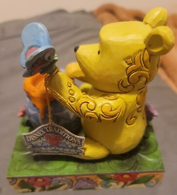 #ad Jim Shore Disney Traditions Winnie The Pooh Rare Enesco Figurine factory box $87.49