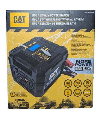 #ad CAT Cube Lithium 4 in 1 Portable Jump Starter Power Station Tire Air Compressor $117.99