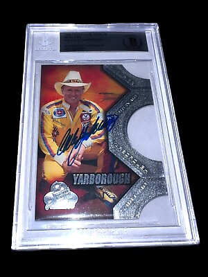 #ad Cale Yarborough 1998 PRESS PASS PREMIUM RIVALRIES D C signed card with BAS COA $149.99