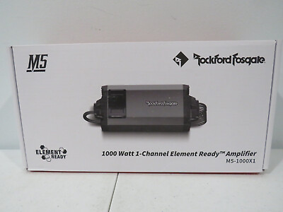 #ad Rockford Fosgate M5 1000X1 1000W Element Marine ATV Motorcycle Amplifier NEW $329.99