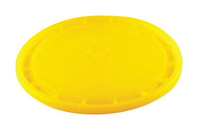#ad Leaktite LD6G109Y010 Yellow 5 gal. Capacity Plastic Bucket Lid 12 Dia. in. $10.14