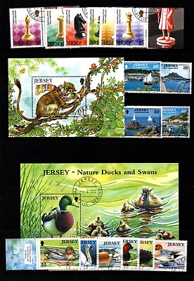 #ad JERSEY 2004 COLLECTION: COMMEMORATIVES 8 SETS 6 MINISHEETS FINE USED CTO GBP 21.95