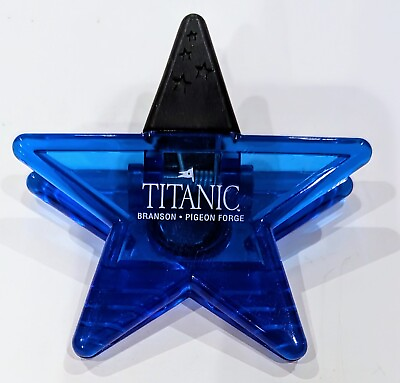 #ad Blue Star Magnet Titanic Clip $5.00