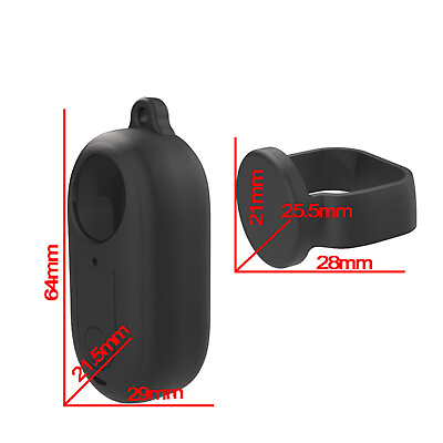 #ad Camera Lens Cover Cap Silicone Protective Case for Insta360 GO 3 Action Camera $8.24