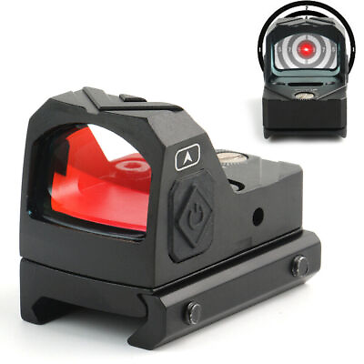 #ad Mini RMR Reflex Red Dot Sight Shake Awake Optic Sight 2 MOA for Rifles Pistols $36.97