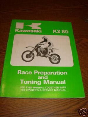 #ad Kawasaki KX80 Race Prep Tuning Repair Manual 6 85 $19.99