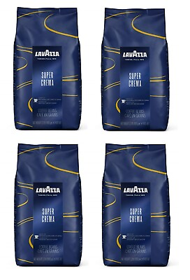 #ad Lavazza Super Crema Whole Bean Coffee Medium Espresso Roast 2.2 Lb 4 Bags ✅✅✅ $79.99