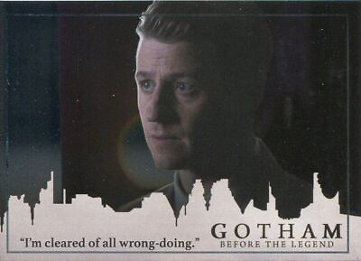 #ad Gotham Season 2 Foil Parallel Base Card #39 ?I?m cleared of all wrong doing.? GBP 1.44