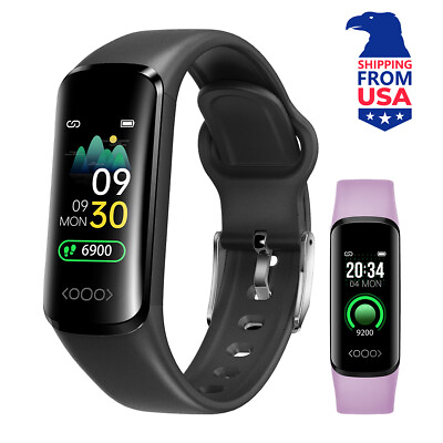 #ad Fitness Activity Tracker Body Temperature Heart Rate Sport Fit@bit Smart Watch $18.48