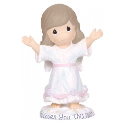 #ad Precious Moments ANGEL WITH ARMS RAISED Resin Figurine New In Box Angels Love TC $17.99