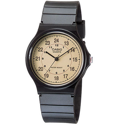#ad Casio MQ24 9B Men#x27;s Black Resin Watch Analog Water Resistant $16.55