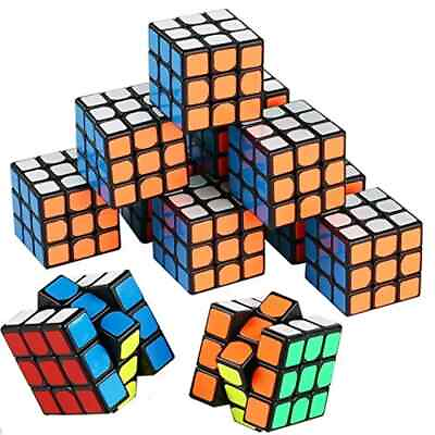 #ad 3x3 MINI 3CM Magic Speed Rubix Cube Puzzle Brain Teaser Fidget Toy Gift Set of 2 $7.00