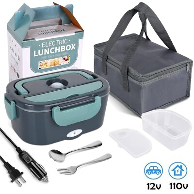 #ad 40W Electric Lunch Box Food Heater Luncheaze Self Heated Lunch box Portable Micr $38.52