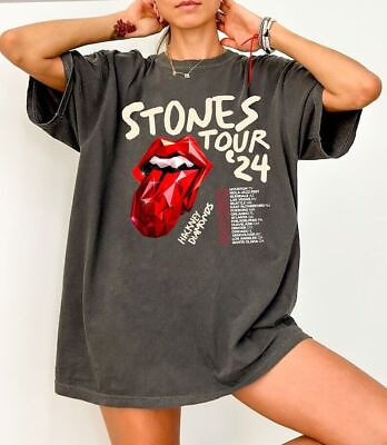 #ad The Rolling Stones Hackney Diamonds Tour 2024 T Shirt Rolling Stones 2024 $23.99