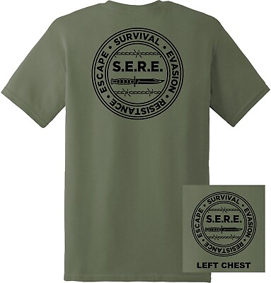 #ad SERE Survival Evasion Resistance amp; Escape School T Shirt $21.99