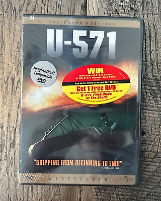 #ad U 571 Collectors Edition DVD New Unopened $5.99